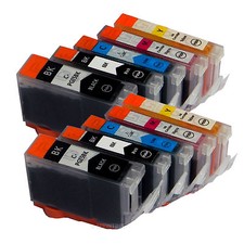 10pk PGI-5BK Cli-8 ink