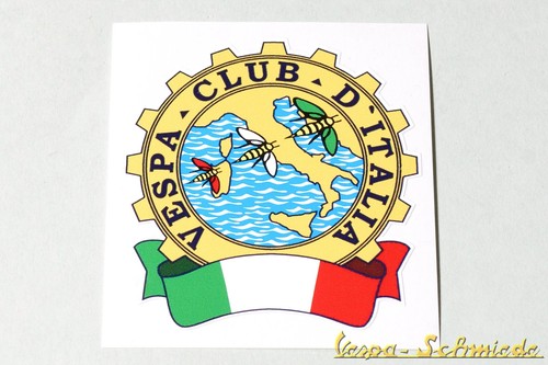 Adesivo decorativo vespa - adesivo, club