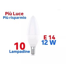 10 LAMPADINE LAMPADE CANDELA