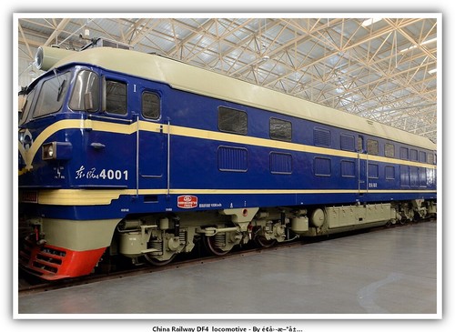 China railway df4 - railway, treno