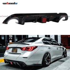 GLOSSY BLACK REAR BUMPER