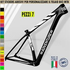 Kit 7 Adesivi telaio bici