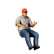 Truck Driver 3D Resin Print