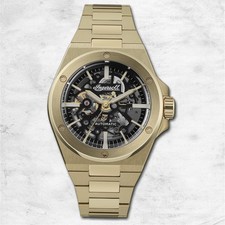 Orologio da uomo Ingersoll acciaio inox IPG oro Ingersoll The Baller orologio da polso UIN15001