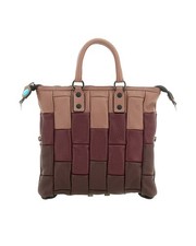 Gabs - Borsa trasformabile mini in pelle patchwork tricolor G3