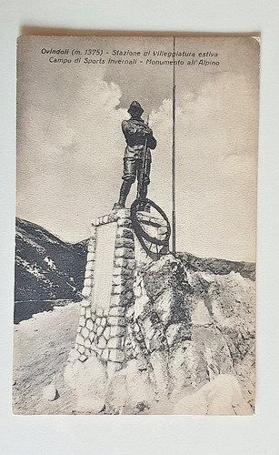 Cartolina ovindoli rocca - cartolina,