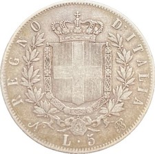#I3223 Regno d'Italia : 5 Lire