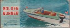 Tomiyama Golden Runner authentic model boat con scatola originale anni '70