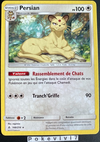 Carte pokemon persian - pokemon,