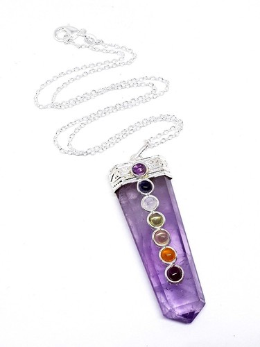Ciondolo ametista chakra - ametista,