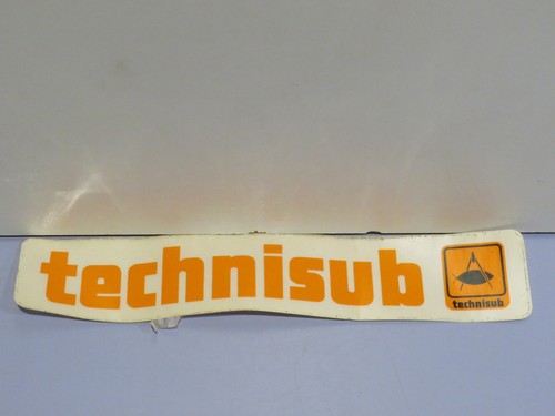 Vecchio adesivo technisub sub - adesivo,