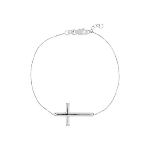 Bracciale con croce - bracciale, laterale