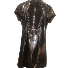 Abito stile bomdage in pelle