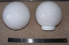 2 paralumi globo in vetro