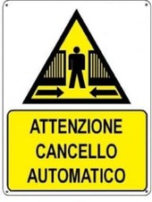 CARTELLO SEGNALETICO -