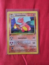 CHARMELEON 24/102 PRIMA EDIZIONE SET BASE CARTA POKEMON ITA  NON COMUNE