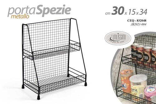 Scaffale metallo porta spezie - scaffale,