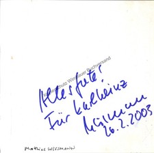 Autografo originale Matthias