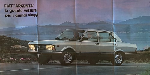 Fiat argenta manifesto poster - argenta,