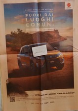 SUZUKI VITARA HYBRID 4X4 PUBBLICITÀ ADVERTISING WERBUNG CLIPPING PUBLICITE