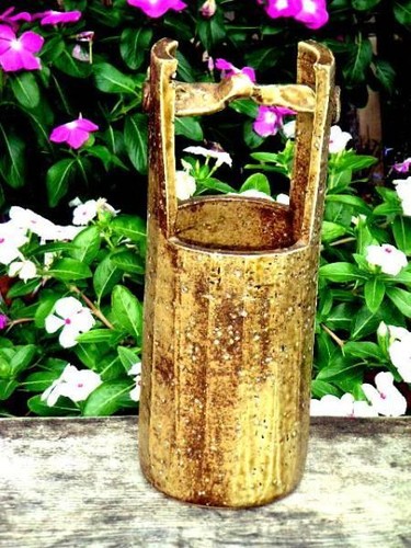 Vaso fiori con manico - con,