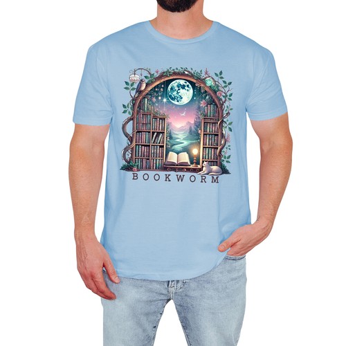 Bookworm shirt uomo - bookworm,