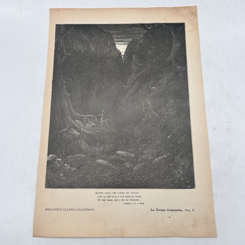 Stampa 1890 divina - divina, commedia