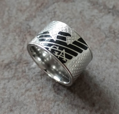 Anello emporio armani acciaio - anello,