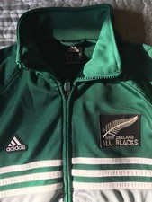 Nuova Zelanda New Zealand All Blacks GIACCA MAGLIA SHIRT WORN MATCH ISSUED Track