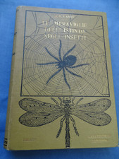 ENTOMOLOGIA-FABRE-MERAVIGLIE DELL'ISTINTO NEGLI INSETTI-RICORDI ENTOMOLOGICI