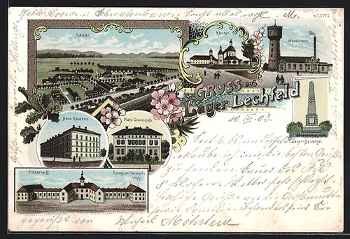 Litografia lager lechfeld - litografia,