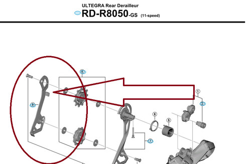 Shimano ultegra di2 piastre - shimano,
