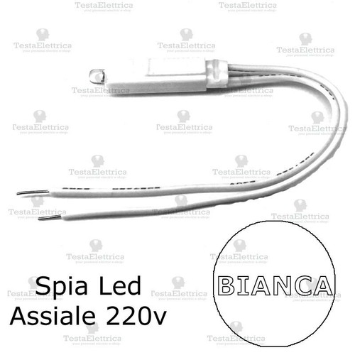 Spia led bianca compatibile - bianca,