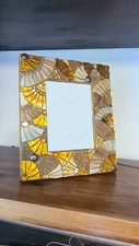 cornice foto ARTEFICI mosaico artigianale. PEZZO UNICO. 29x24 cm per foto 18x15 