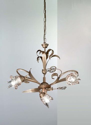 Lampadario classico ferro - lampadario, in