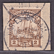 TIMBRE 1900 COL. ALLEMANDE/ AFRIQUE ORIENTALE N° 11-OBL. TB-VSCAN RV-