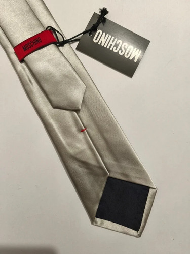Cravatta moschino grigio - cravatta,