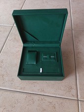 Scatola Orologio in Pelle Lusso Da Viaggio Con Portapenne E Gemelli Rara