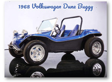 Calamita cassetta attrezzi armadietto frigorifero retrò Volkswagen Dune Buggy 1968