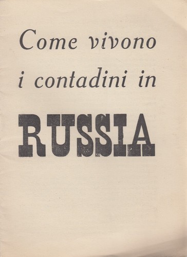 Come vivono contadini in - come,