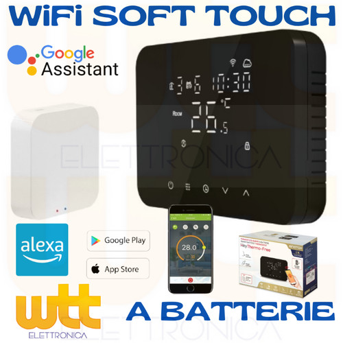 Cronotermostato wifi senza - wifi+rf,