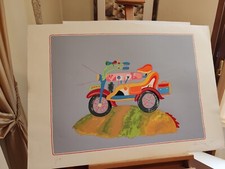 LUCA ALINARI vera serigrafia su cartoncino  69 x 99 