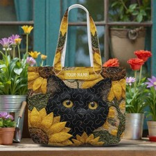 Borsa trapuntata girasoli