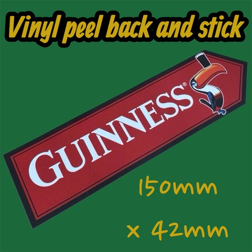 Guinness vinyl sticker man - ,