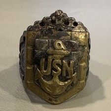 Raro anello USN vintage