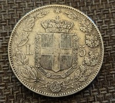 5 LIRE 1879 UMBERTO I