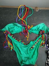 I MIGLIORI ANNI VINTAGE EPOCA COSTUME DA BAGNO DONNA BIKINI ANNI 50/60 RARO