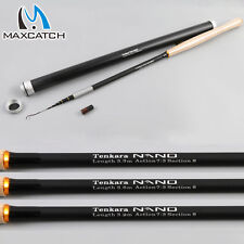 Maxcatch Nano Tenkara Aste 11'/12'/13' IM12/40T Tubo Carbonio Asta Telescopica