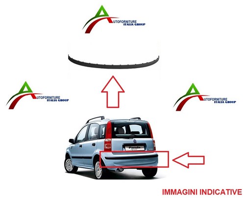 Modanatura paraurti posteriore - modanatura,