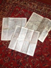 3 Carte topografiche Regno d'Italia 1913 - fogli 37,38,22